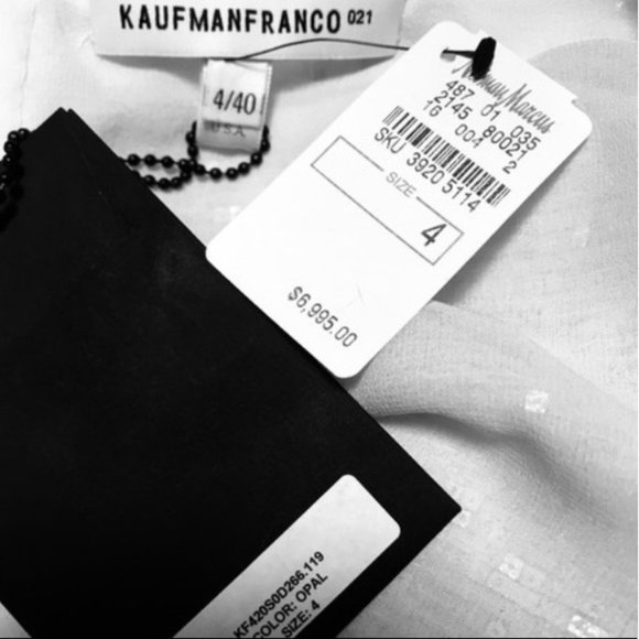 NWT KAUFMANFRANCO Opal Sequin Sheath Dress - Picture 5 of 8